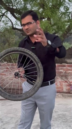 Why Doesn’t This Bicycle Wheel Fall? 🤯 | Gyroscopic Precession Explained #CaptainChita#experiment