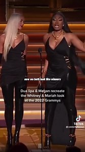 Dua Lipa and Megan Thee Stallion at the Grammys Best New Artist Nominees
