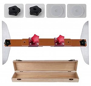 Stair Tread Gauge Measuring jig - Stair Tread Template Tool Extendable Length,Stair Tread Measuring Tool Including Scale Plate.