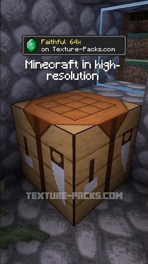 🥇 Minecraft Texture Pack Faithful 64x vs Vanilla