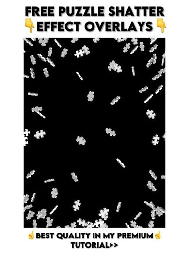 Free puzzle shatter effect overlays with tutorial in #CapCut 🤩🔥||#capcuttutorial #viral #overlay