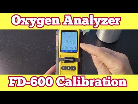 Calibrating the FD-600 Oxygen Analyzer
