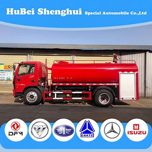 [Hot Item] Dongfeng 4X2 Water Sprinkler Truck 8000L with Fire Pump Cannon 8m3 Fire Fighting Water Tanker Truck