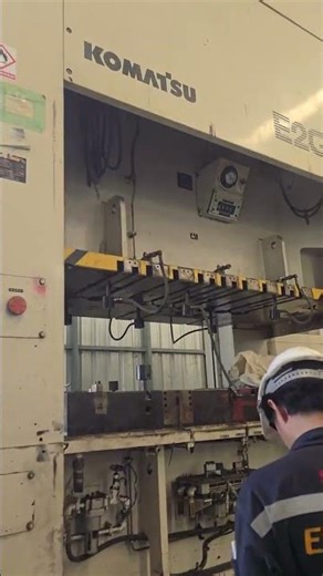 Press machine repairing and running