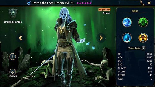 Rotos the Lost Groom - HellHades - Raid Shadow Legends