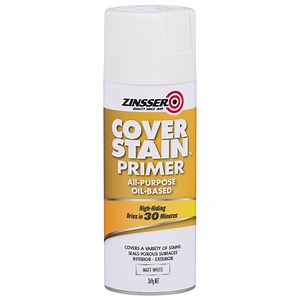 Zinsser 369g White Cover Stain Primer Sealer Stain Blocker Aerosol