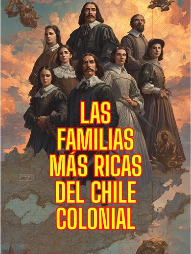 Las familias más ricas del Chile colonial #chile #historia