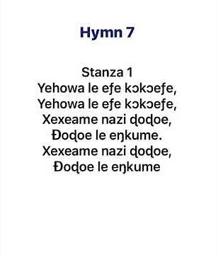 E.P. Church Ewe Hymn 7
