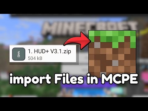 How to Import Packs, Addons, and Worlds in MCPE (Full Guide)
