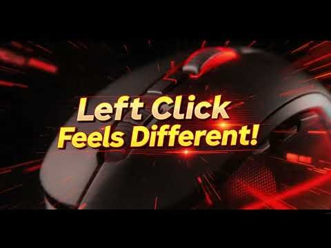 Why does left click feel different on Scimitar Wireless SE mouse