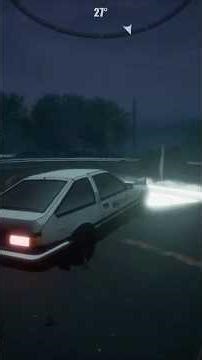 Ae86 Gutter Run Drift At Akina #initiald #ae86 #shorts