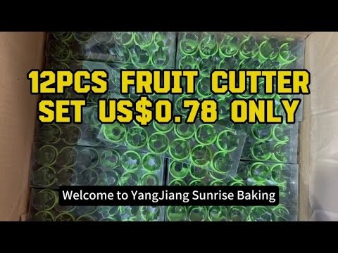 12Pcs Fruit Cutter Set ONLY US$0.78! 🔥 Clearance Sale!