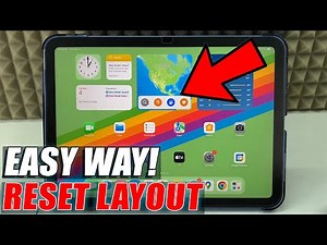 how to reset home screen layout on ipad?