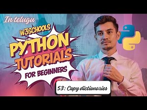 Copy Dictionaries in Python Telugu | copy() Method vs dict() Explained