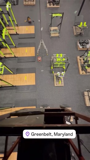 Inside the now opened DMV IRON Gym. Day in the Life of a low-voltage technician. Offering, audio, surveillance, network and video solutions across the DMV! #DMVInstallers #AvisionLLC #AVSolutions #tradesman #dayinmylife