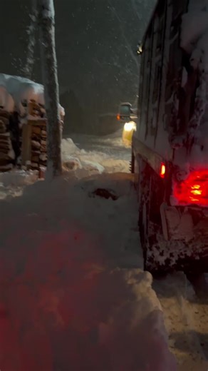 Stuck Truck #njblizzard #snowremoval #bobcat #stuck #fypシ゚viral