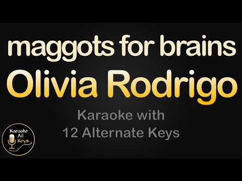 Olivia Rodrigo - maggots for brains Karaoke Instrumental Lower Higher Male & Original Key