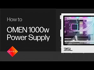 Install the OMEN 1000w Power Supply ATX 3.1 Fully Modular 80 Plus Gold | HP Support