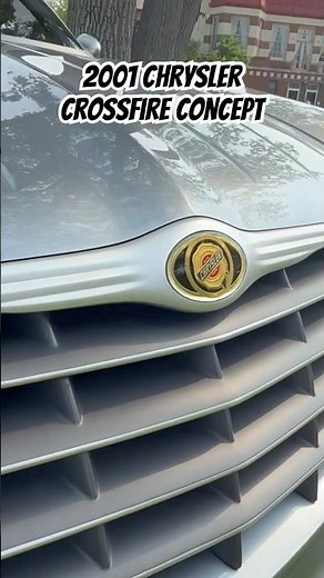 The striking 2001 Chrysler Crossfire Concept #Chrysler #ChryslerCrossfire #Crossfire #Supercharged