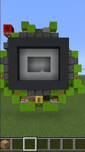 5x4 Funnel Door | MCBE #minecraft #redstone #shorts