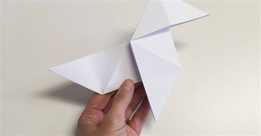 Cómo hacer una pajarita de papel paso a paso
