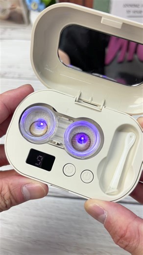 Effective Contact Lens Cleaner: UV & Ultrasonic Technology
