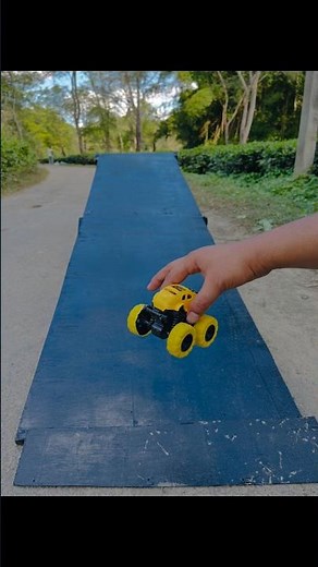 Remote control rc small car unboxing & ramp racing ✅. #remotecontrol #shorts #rc