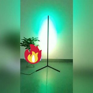 🔥Upcoming🔥 #Corner_Floor_Lamp ✅Mobile App Remote control Music Sync ✅Height : 3 feet 8 inch | Purple House