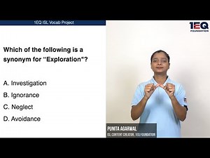 Exploration | 1EQ ISL Vocab