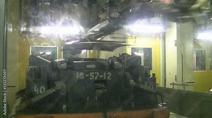 The press machine stamp details for cars