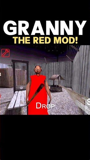 Granny The Red Mod! :)👉📈📈 Granny is so close☠️ #shorts #granny