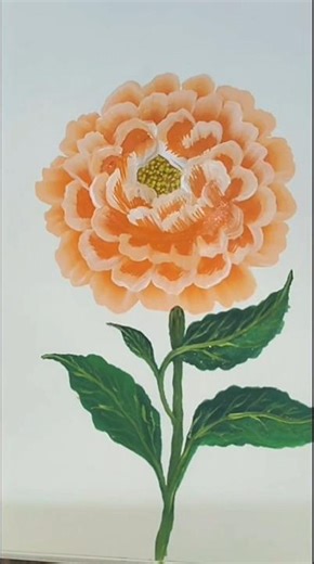 Beautiful Flower Painting Step by Step | Satisfying Art | #shorts #trendingshorts #shortsfeed