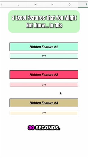 3 Simple Excel Tricks That Make Everything Easier