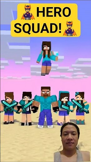 Minecraft Hero Squad 🦸‍♂️💥 Epic Battle Challenge