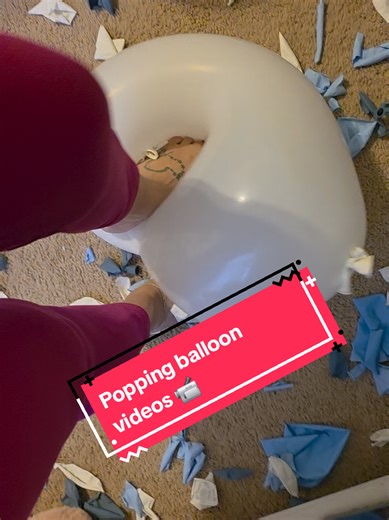 Had to clean my balloon room; here are a few of the clips. Saved the big ones to stomp. #ASMR #balloonpoppingvideo #loudnoises #balloonartist #stompingsounds