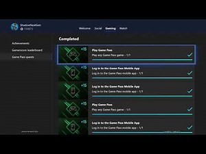 Microsoft Rewards - Game Pass Achievements Guide