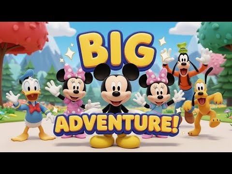 Mickey Mouse and Friends Big Adventure 🐭🌍 | 3D Cartoon Fun Story for Kids