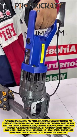 Portable Airless Spray Machine in Action | Fast & Efficient Coating Tool