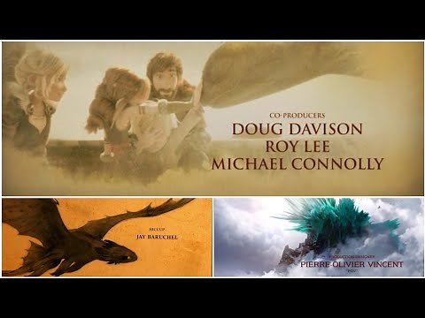 How To Train Your Dragon Trilogy - End Credits [HD]
