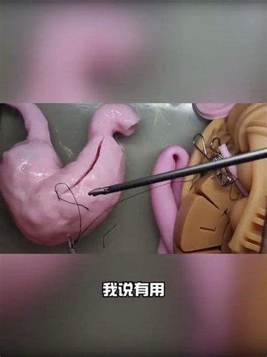 Laparoscopic simulation training exercise for cavity gastrointestinal surgery, suturing and shearing