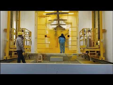 Powder Coating Process for Large Parts in the Spray Booth