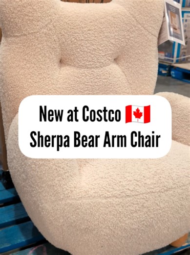 New Sherpa Bear Arm Chairs for kids at Costco 🇨🇦! Spotted at Costco Markham East. These are so cute! #Costcohaul #CostcoFinds #CostcoCanada #costcoclearance