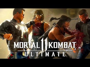 INTENSE John Rambo vs Terminator (ULTIMATE MATCH!) - MK11 Ultimate
