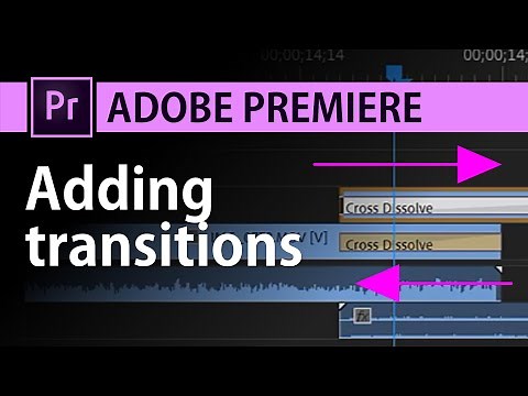 How to add transitions between video clips in Adobe Premiere Pro