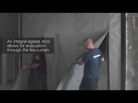 FireMaster® Egress Fire Curtain