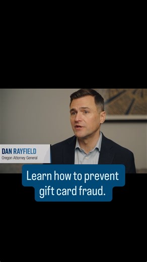 Attorney General Dan Rayfield | We’re collaborating with a bipartisan group of attorneys general from 14 states and the Gift Card Fraud Prevention Alliance to protect... | Instagram