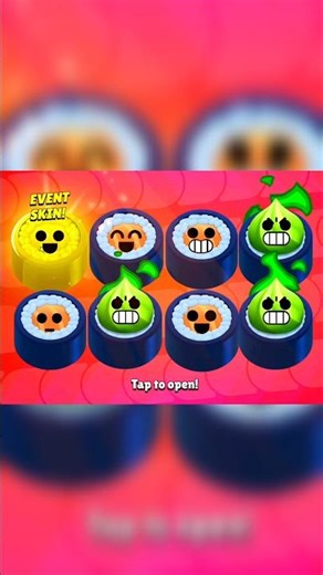 AVERAGE LUCK 😭🎁 SUSHI 🍣 #brawlstars
