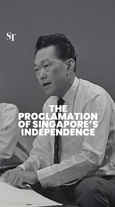 280K views · 6.3K reactions | The Proclamation of Singapore was a declaration that marked its independence in 1965. Hear founding prime minister Lee Kuan Yew's reading of the document, which was recorded in 2014. | The Straits Times | Facebook