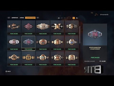 WWE 2K22 All Unlockables Excluding 2K Showcase & MyRise Rewards