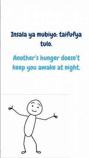 Insala Ya Mubiyo .... (Bemba Proverb)